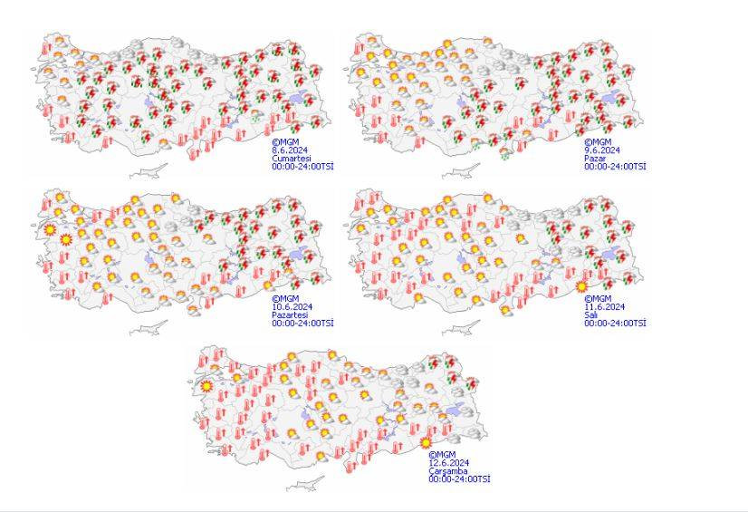 Meteoroloji'den 13 il için kuvvetli yağış uyarısı! Sel, sağanak, yıldırım ve dolu… - Resim: 19